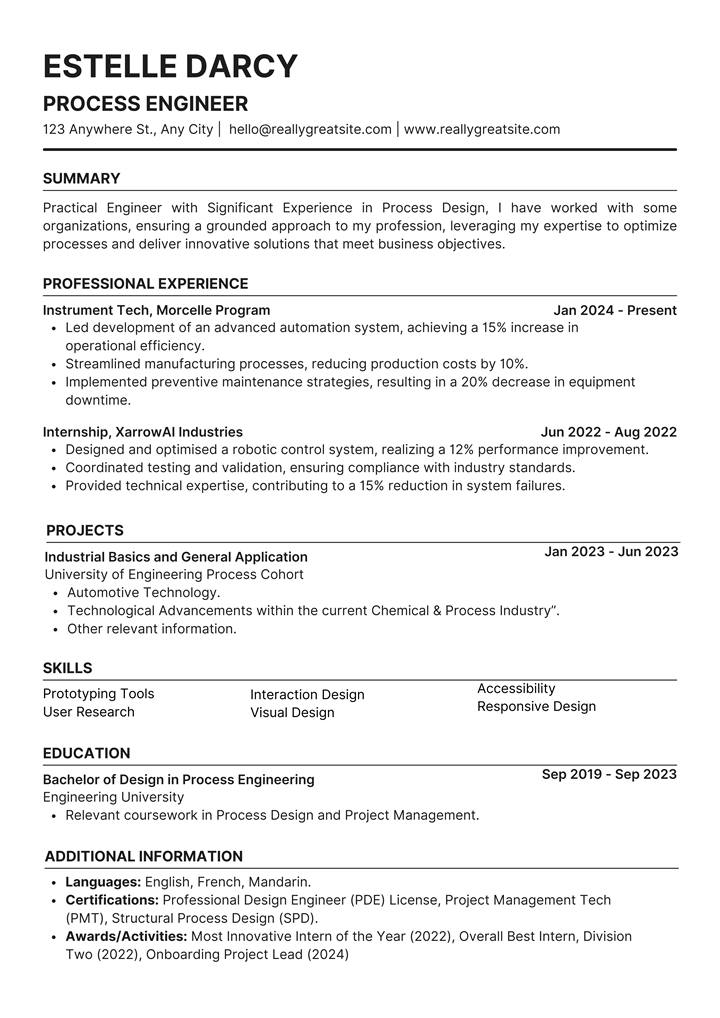 Basic Resume design #10