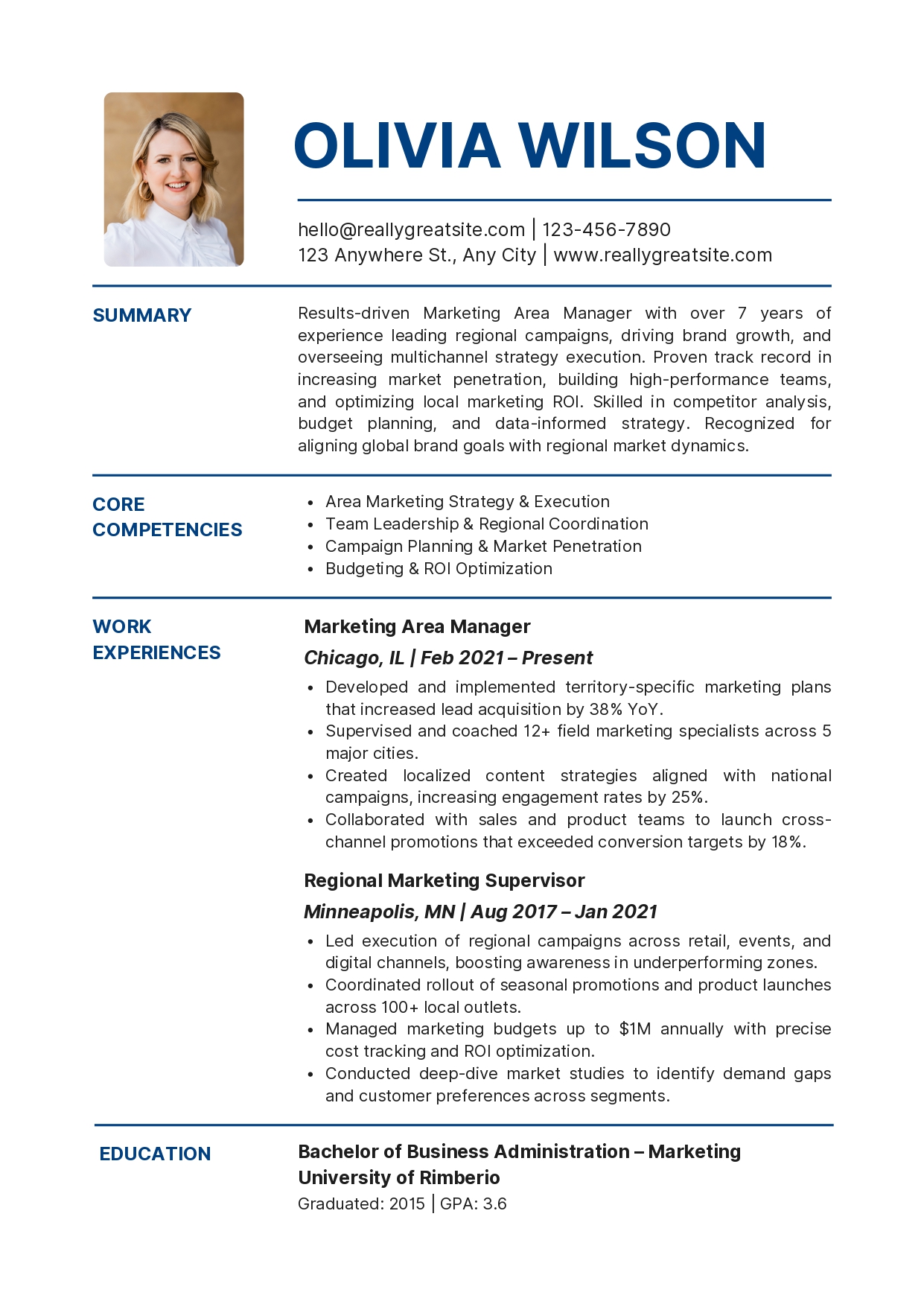 Basic Resume design #15