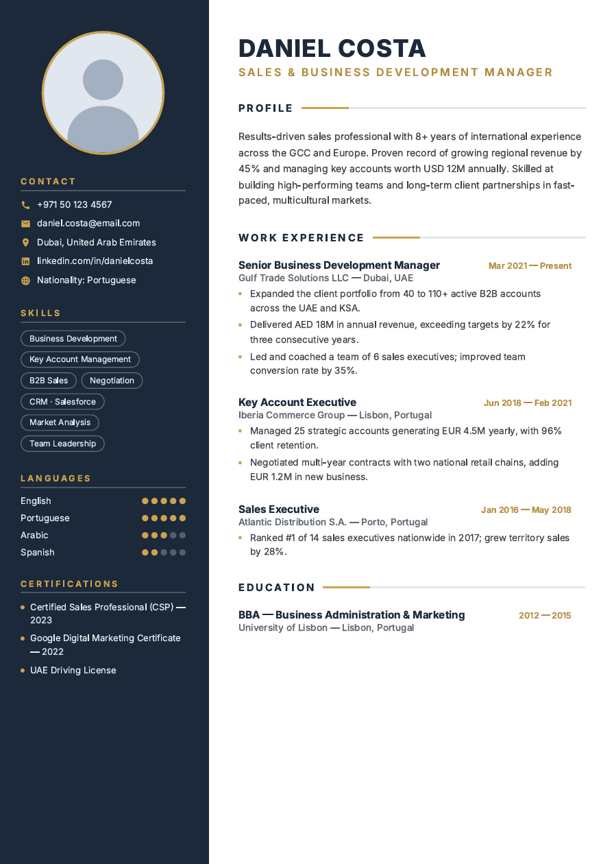 Global resume design #10