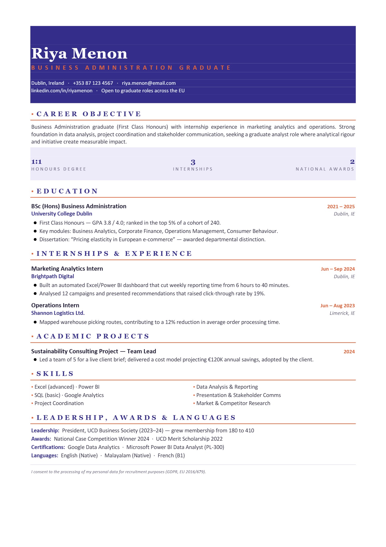 Global resume design #13