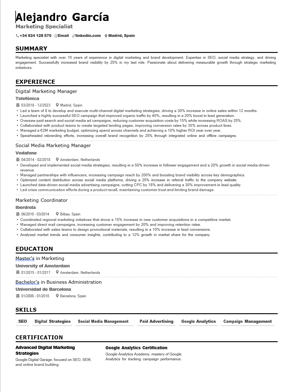 Global resume design #16