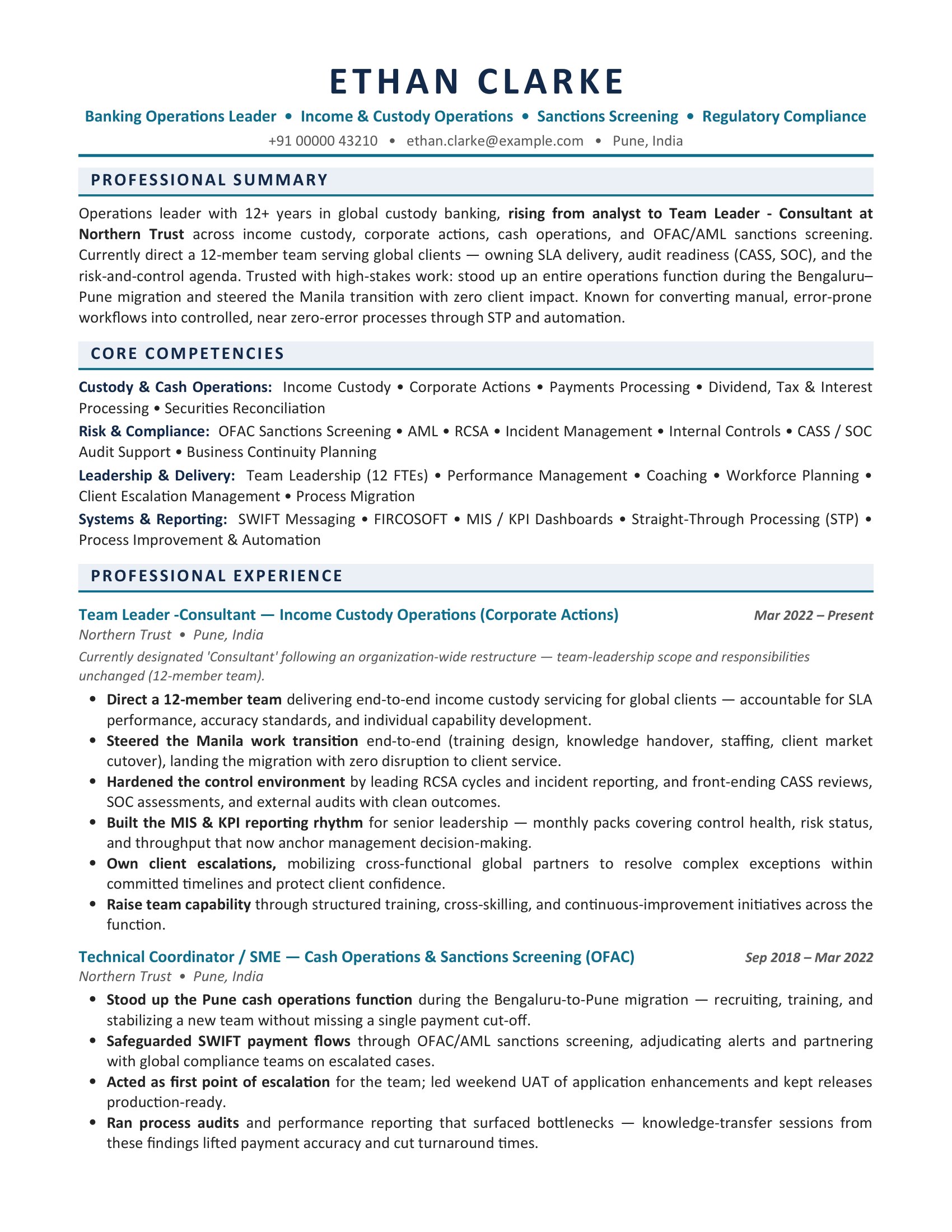 Global resume design #4