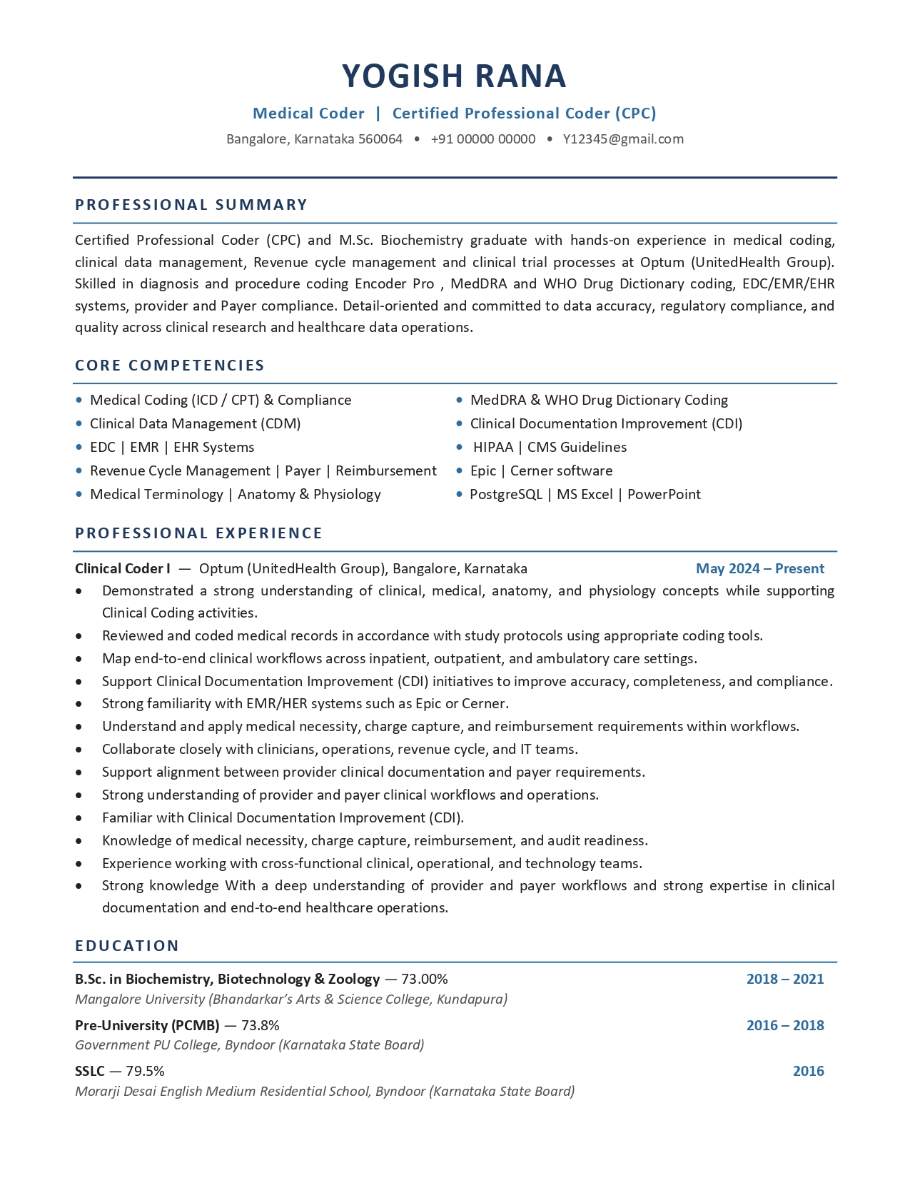 Premium resume design #10