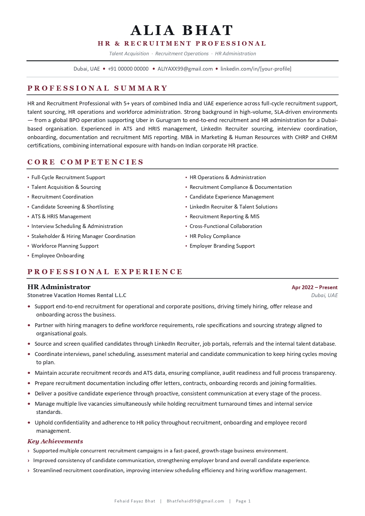 Premium resume design #12