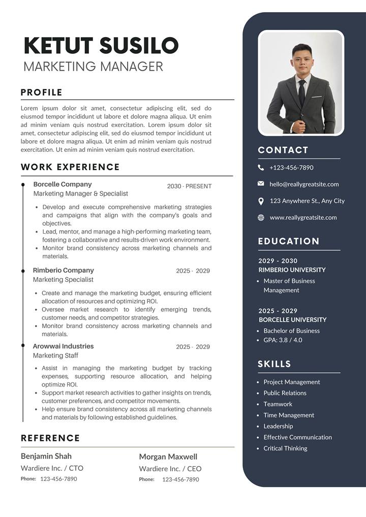 Premium resume design #14