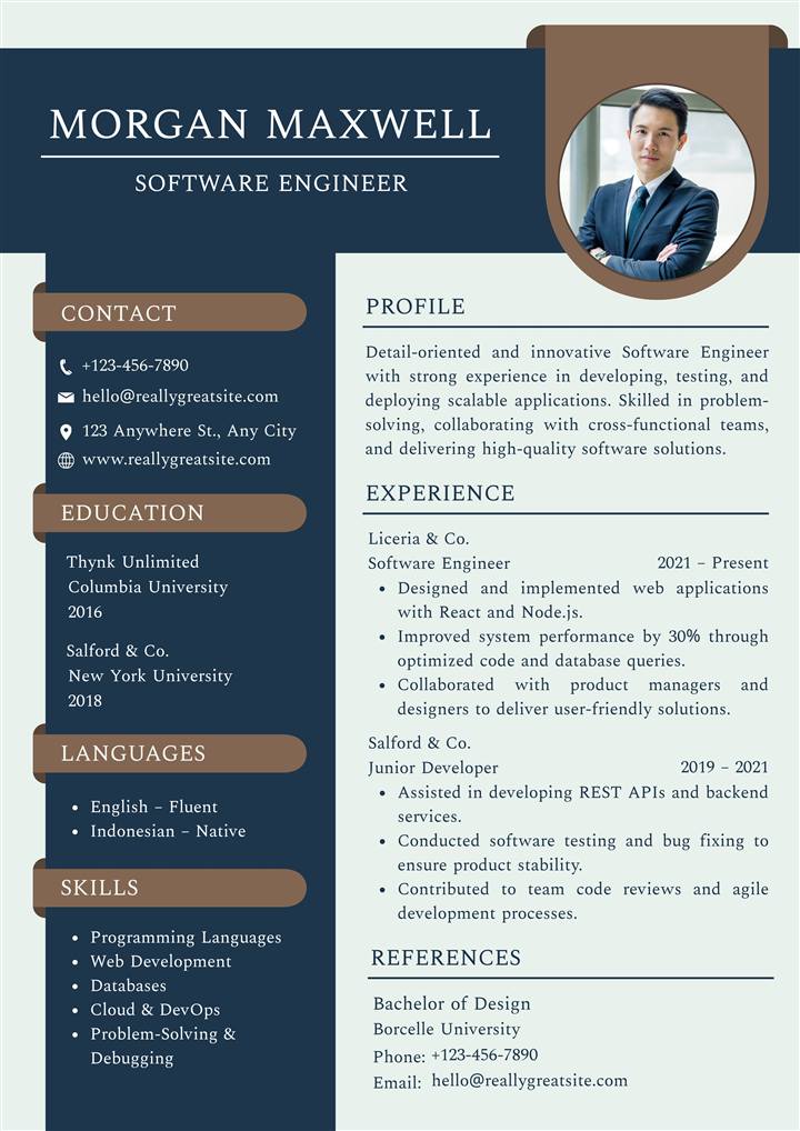Premium resume design #15