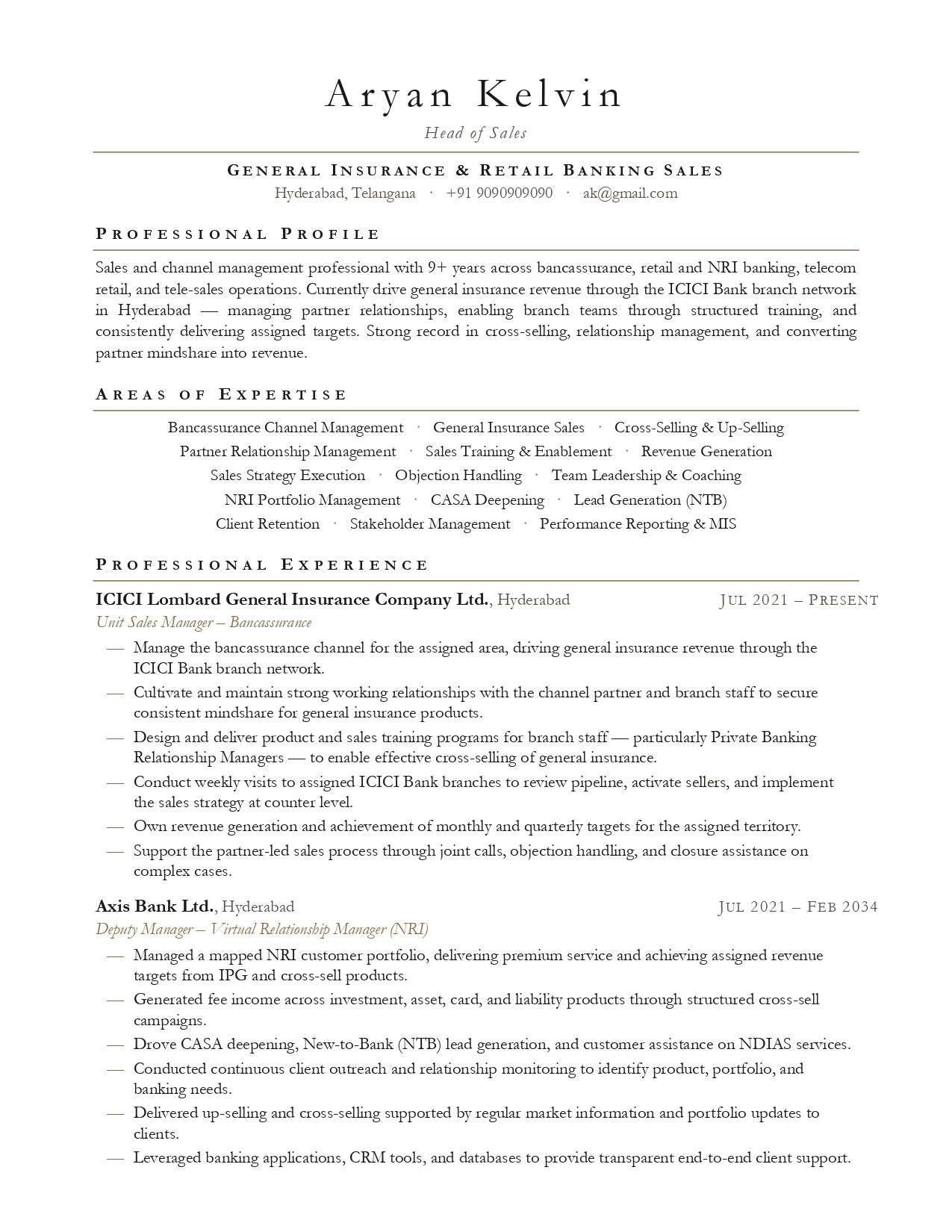 Premium resume design #2