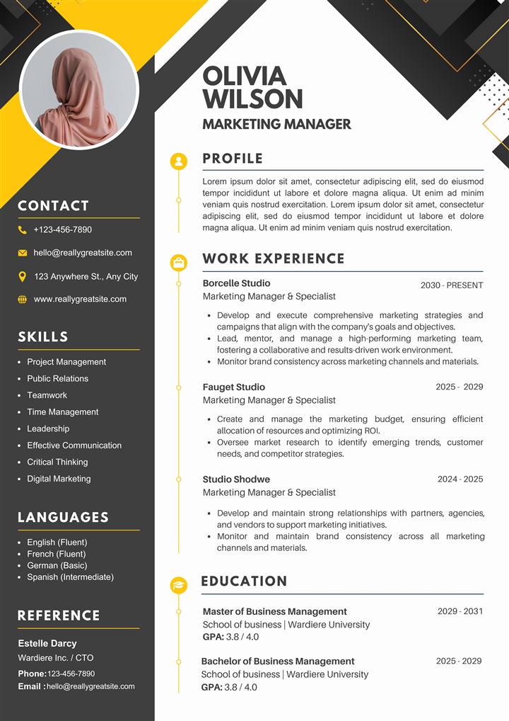 Premium resume design #5