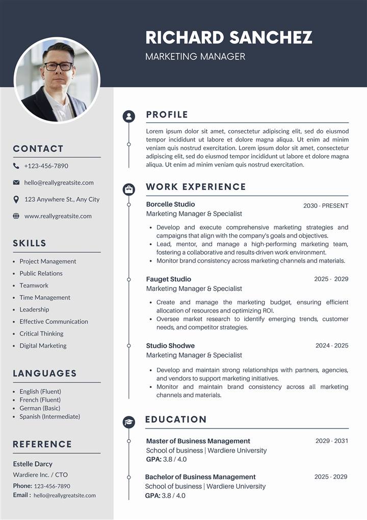 Premium resume design #6